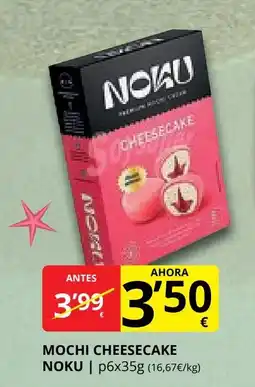 Supermercados MAS NOKU Mochi cheesecake oferta