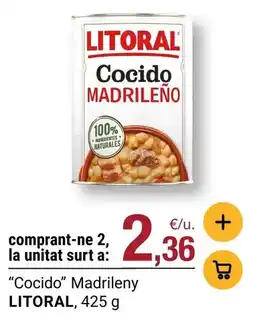 BonpreuEsclat Litoral - cocido madrileny oferta