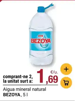 BonpreuEsclat Bezoya - aigua mineral natural oferta
