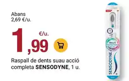 BonpreuEsclat Sensodyne - raspall de dents suau accio completa oferta