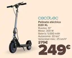 Carrefour CECOTEC Patinete eléctrico D20 XL oferta