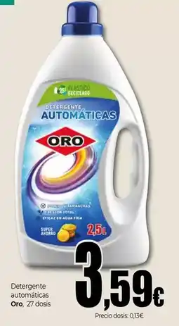 Unide Supermercados Oro - detergente automáticas oferta