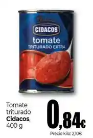 Unide Supermercados Cidacos - tomate triturado oferta