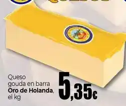 Unide Supermercados Oro de holanda - queso gouda en barra oferta