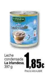 Unide Supermercados La irlandesa - leche condensada oferta