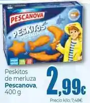 Unide Supermercados Pescanova - peskitos de merluza oferta