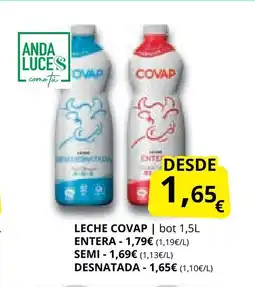 Supermercados MAS COVAP Leche oferta