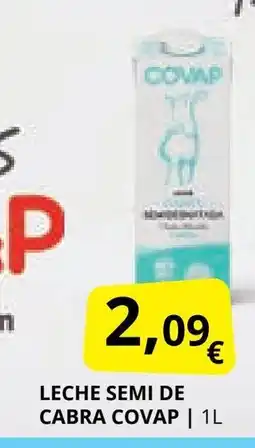 Supermercados MAS COVAP Leche semi de cabra oferta