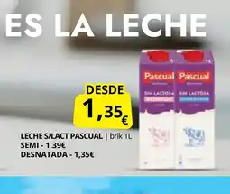 Supermercados MAS PASCUAL Leche s'lact oferta