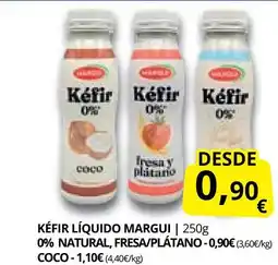 Supermercados MAS KÉFIR líquido margui oferta