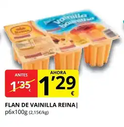 Supermercados MAS REINA Flan de vainilla oferta