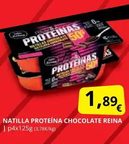 Supermercados MAS REINA Natilla proteína chocolate oferta