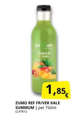 Supermercados MAS SUMMUM Zumo ref fr/ver kale oferta