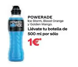 Supermercados MAS POWERADE Ice Storm, Blood Orange y Golden Mango oferta