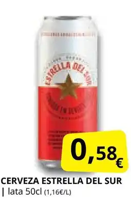 Supermercados MAS ESTRELLA DEL SUR Cerveza oferta