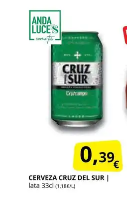 Supermercados MAS CRUZ DEL SUR Cerveza oferta