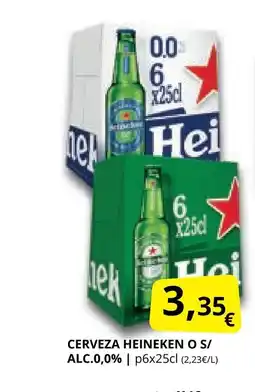 Supermercados MAS HEINEKEN Cerveza oferta