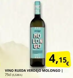 Supermercados MAS MOLONGO Vino rueda verdejo oferta
