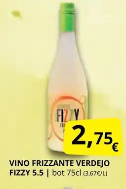 Supermercados MAS FIZZY 5.5 Vino frizzante verdejo oferta