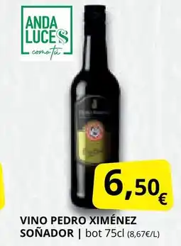 Supermercados MAS XIMÉNEZ SOÑADOR Vino pedro oferta