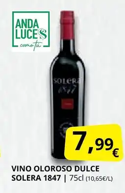 Supermercados MAS SOLERA 1847 Vino oloroso dulce oferta