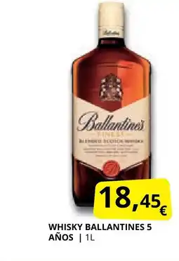 Supermercados MAS BALLANTINES 5 AÑOS Whisky oferta