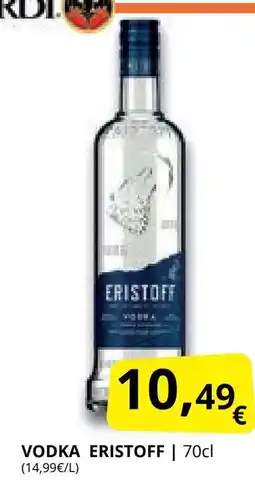 Supermercados MAS ERISTOFF Vodka oferta