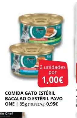 Supermercados MAS Comida gato estéril bacalao o estéril pavo oferta