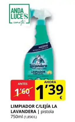 Supermercados MAS LA LAVANDERA Limpiador c/lejía oferta
