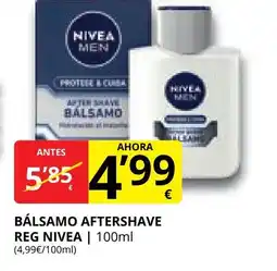 Supermercados MAS NIVEA Bálsamo aftershave reg oferta