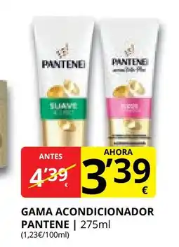 Supermercados MAS PANTENE Gama acondicionador oferta