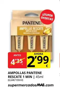 Supermercados MAS Ampolles rescate rescate 1 min oferta