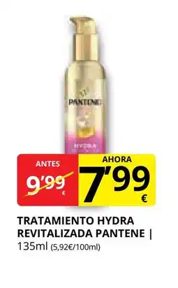 Supermercados MAS PANTENE Tratamiento hydra revitalizada oferta