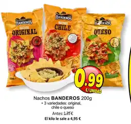 SPAR BANDERO Nachos oferta