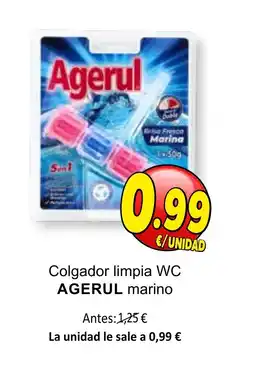 SPAR AGERUL Colgador limpia WC marino oferta