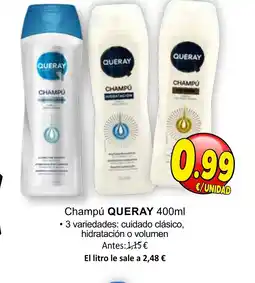 SPAR QUERAY Champú oferta