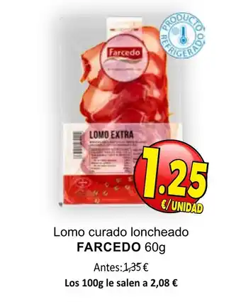 SPAR FARCEDO Lomo curado loncheado oferta