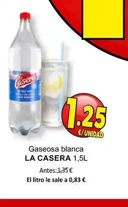 SPAR LA CASERA Gaseosa blanca oferta