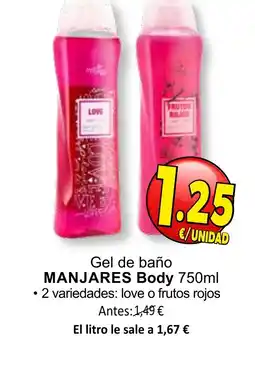 SPAR MANJARES Gel de baño oferta