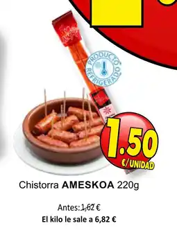 SPAR AMESKOA Chistorra oferta