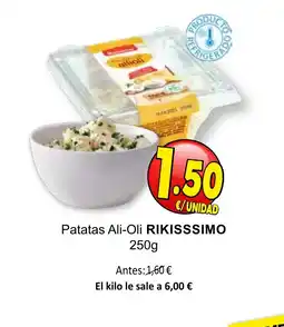 SPAR RIKISSSIMO Patatas Ali-Oli oferta