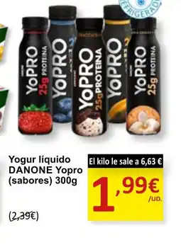 SPAR DANONE Yogur líquido oferta