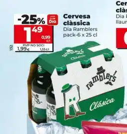Dia DIA RAMBLERS Cervesa clàssica oferta