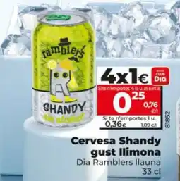 Dia DIA RAMBLERS Cervesa Shandy gust llimona oferta