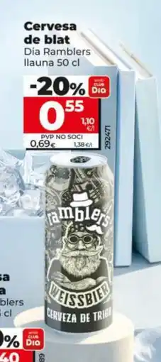Dia DIA RAMBLERS Cervesa de blat oferta