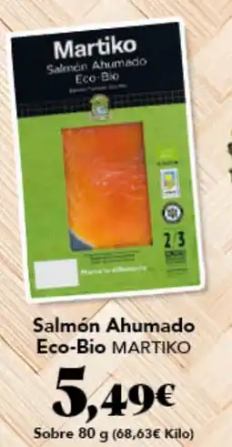 Gadis MARTIKO Salmón Ahumado Eco-Bio oferta