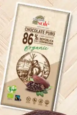 Gadis SOLÉ Chocolate Negro Ecológico 86% oferta