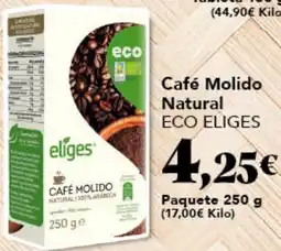 Gadis ECO ELIGES Café Molido Natural oferta