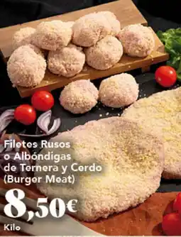 Gadis Filetes Rusos o Albóndigas de Ternera y Cerdo (Burger Meat) oferta