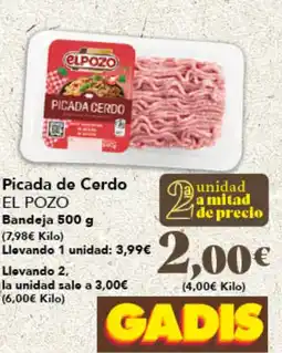 Gadis EL POZO Picada de Cerdo oferta